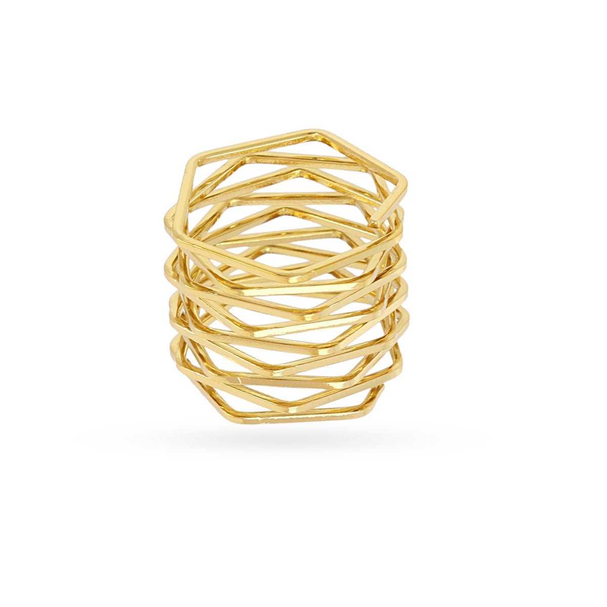 Anillo Essentials efecto estrella dorado Dorado Anartxy