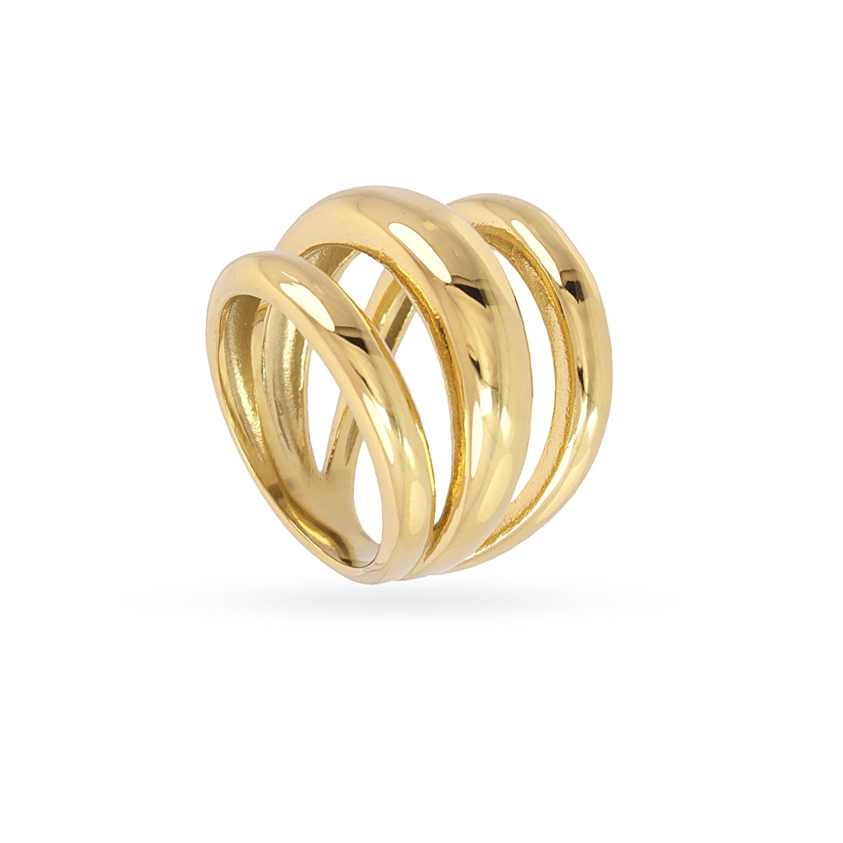 Anillo Essentials triple banda dorado Dorado Anartxy