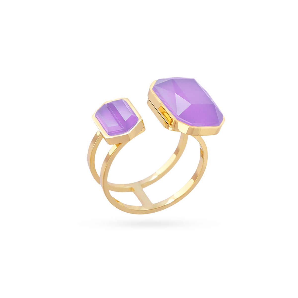 Anillo Gleam Pryma Morado Anartxy