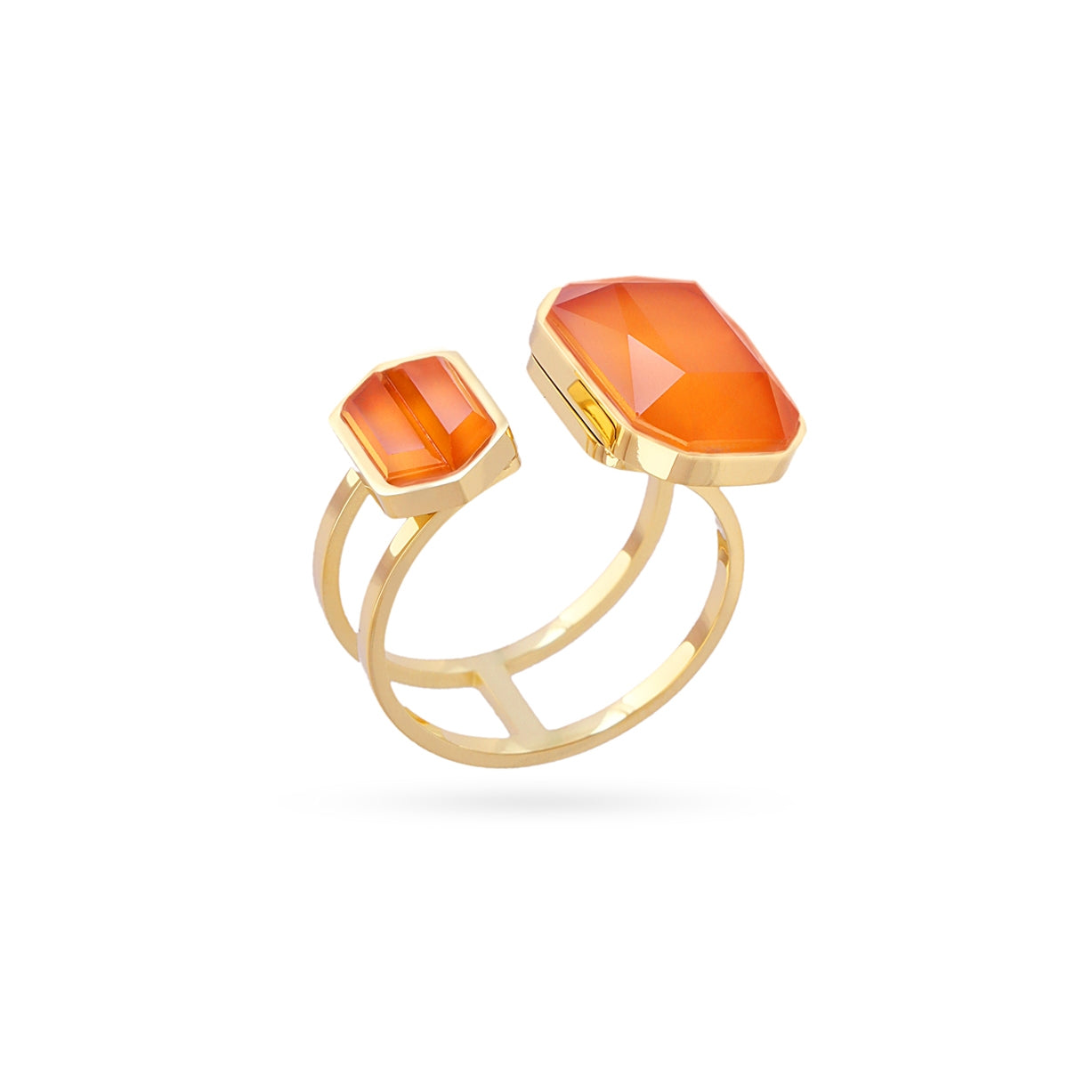 Anillo Gleam Pryma Naranja Anartxy