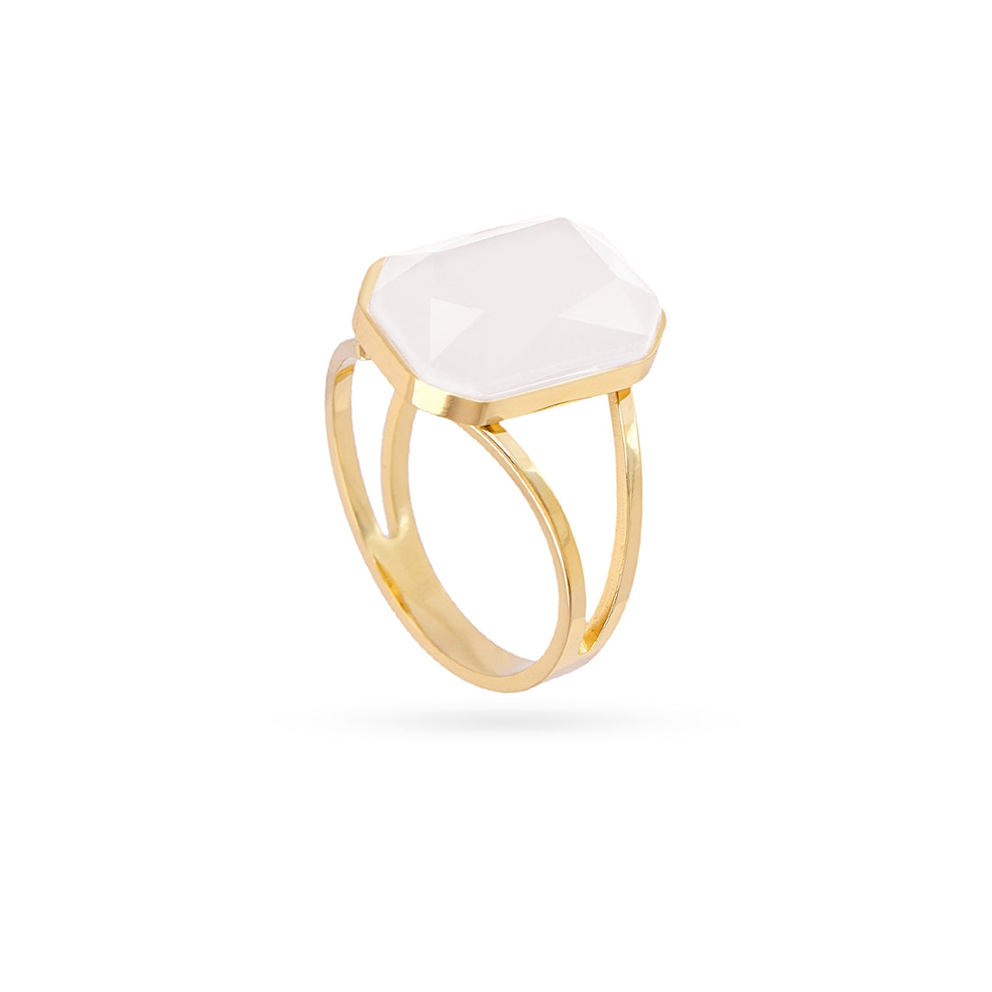 Anillo Gleam Ylva Blanco Anartxy