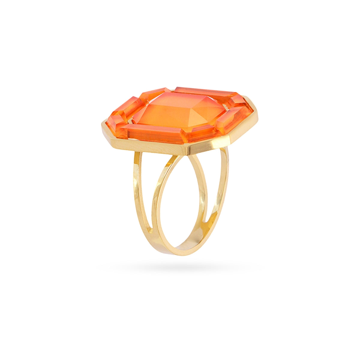 Anillo Gleam Zyra Naranja Anartxy