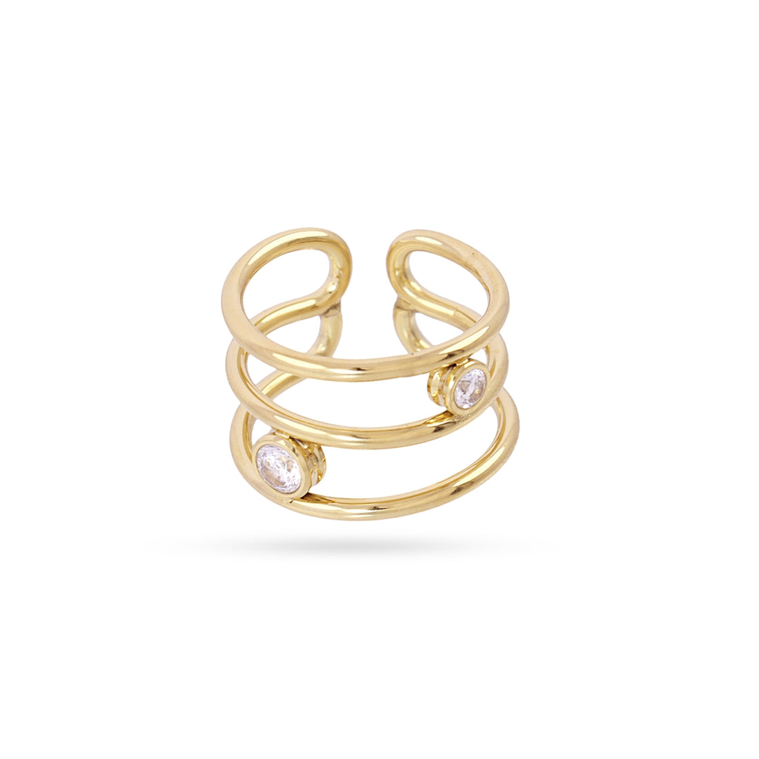 Anillo Infinity Radiant Dorado Anartxy