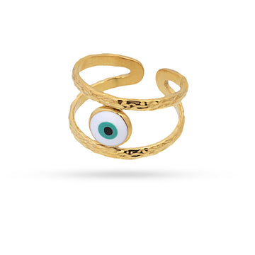 Anillo Tide Azure Dorado Anartxy