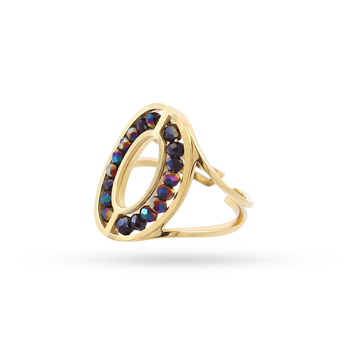 Anillo Levity Flair Negro Anartxy