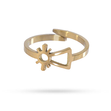 Anillo Listra Dorado Anartxy
