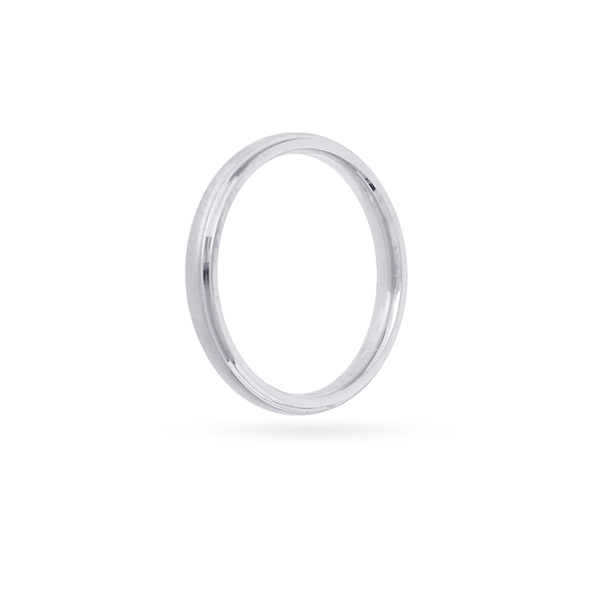 Anillo mate solitario dorado o plateado Plateado Anartxy