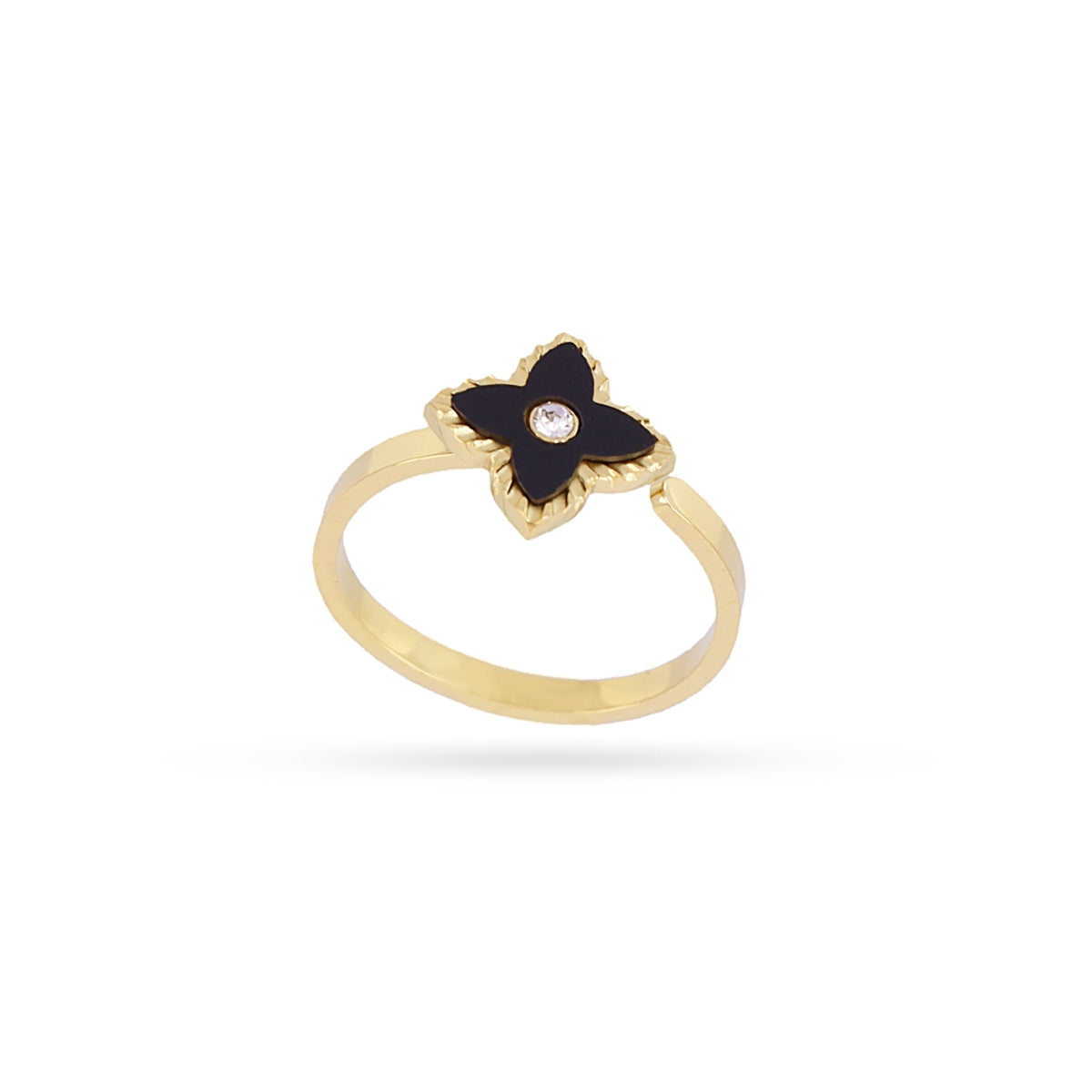 Anillo Mystic Stellata Negro Anartxy