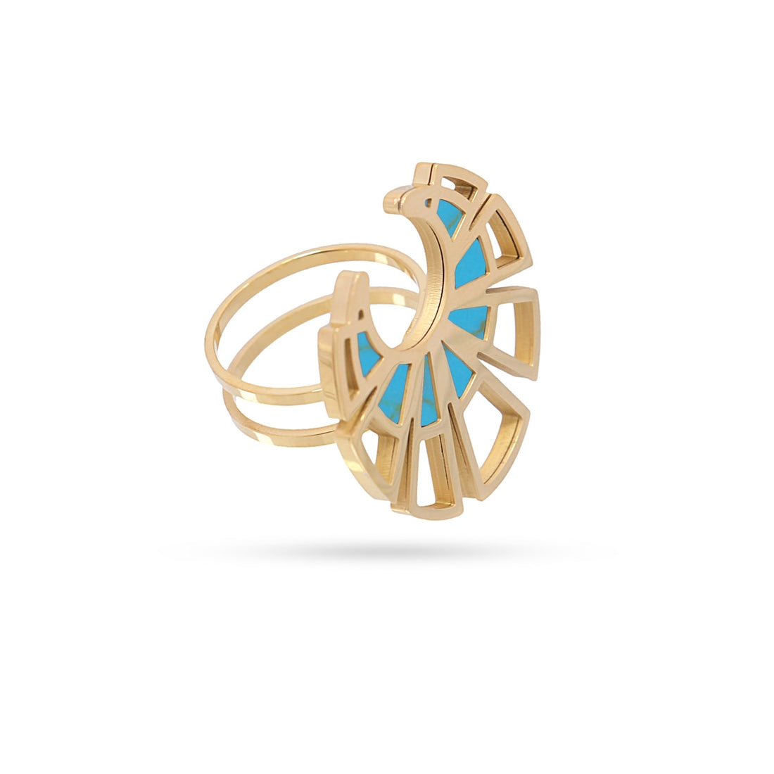 Anillo Breeze Zephyra Turquesa Anartxy