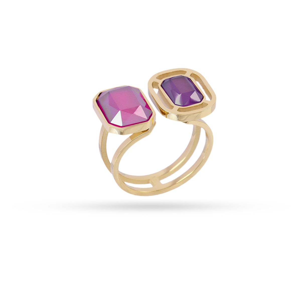 Anillo Pixels Lunitha Rosa Anartxy