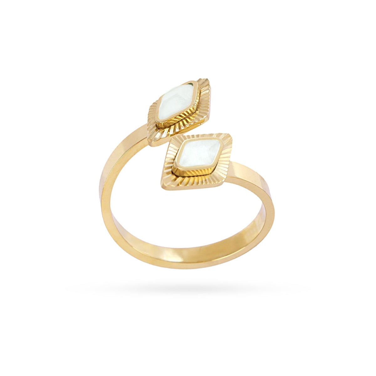 Anillo Prisma Shiar Blanco Anartxy