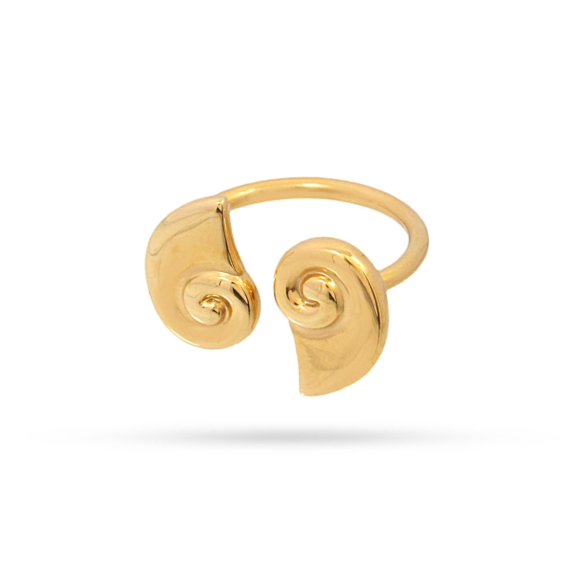 Anillo Aqua Double Seashell