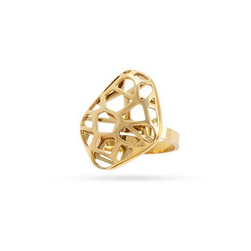 Anillo Senses Weave Dorado Anartxy