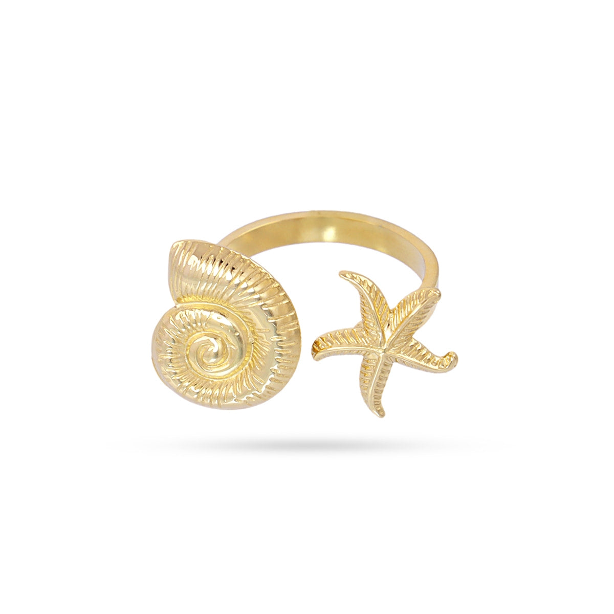 Anillo Tide Nixie Dorado Anartxy