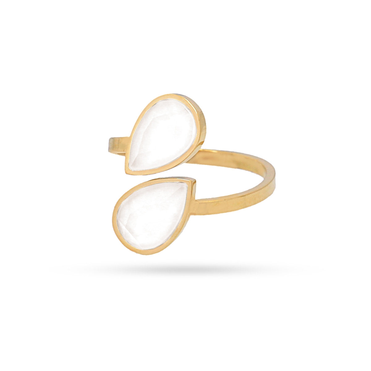 Anillo Drops Rain Blanco Anartxy