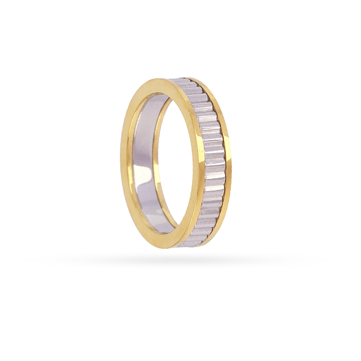 Anillo Vandal acero mix Dorado Anartxy