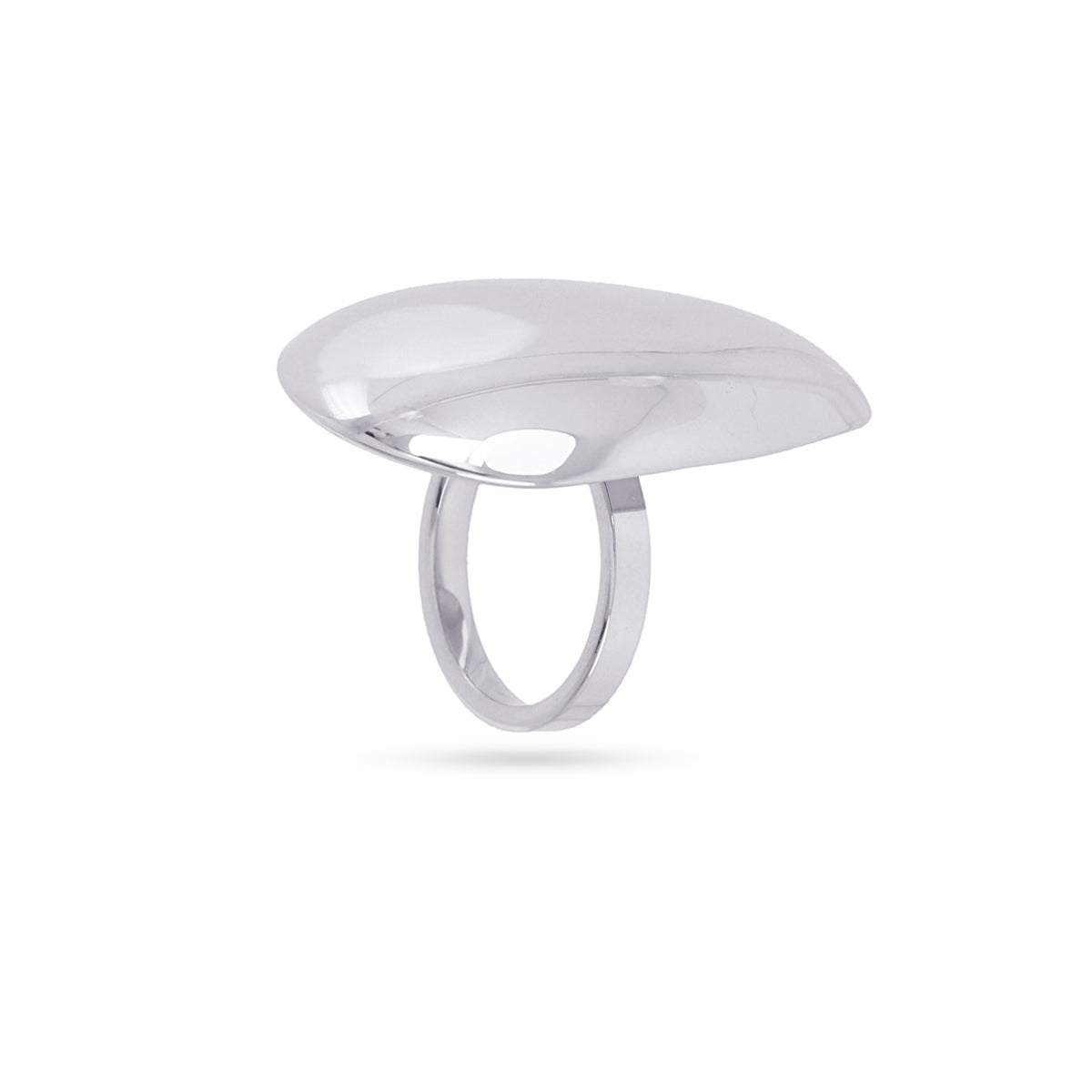 Anillo Waves Chisel Plateado Anartxy