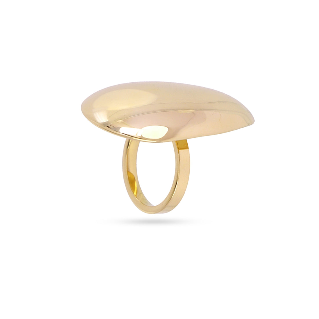 Anillo Waves Chisel Dorado Anartxy