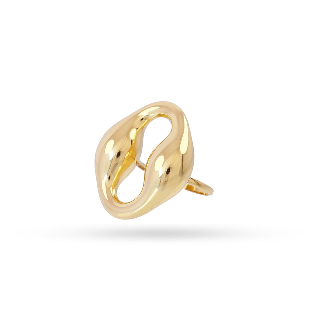Anillo Waves Rage Dorado Anartxy