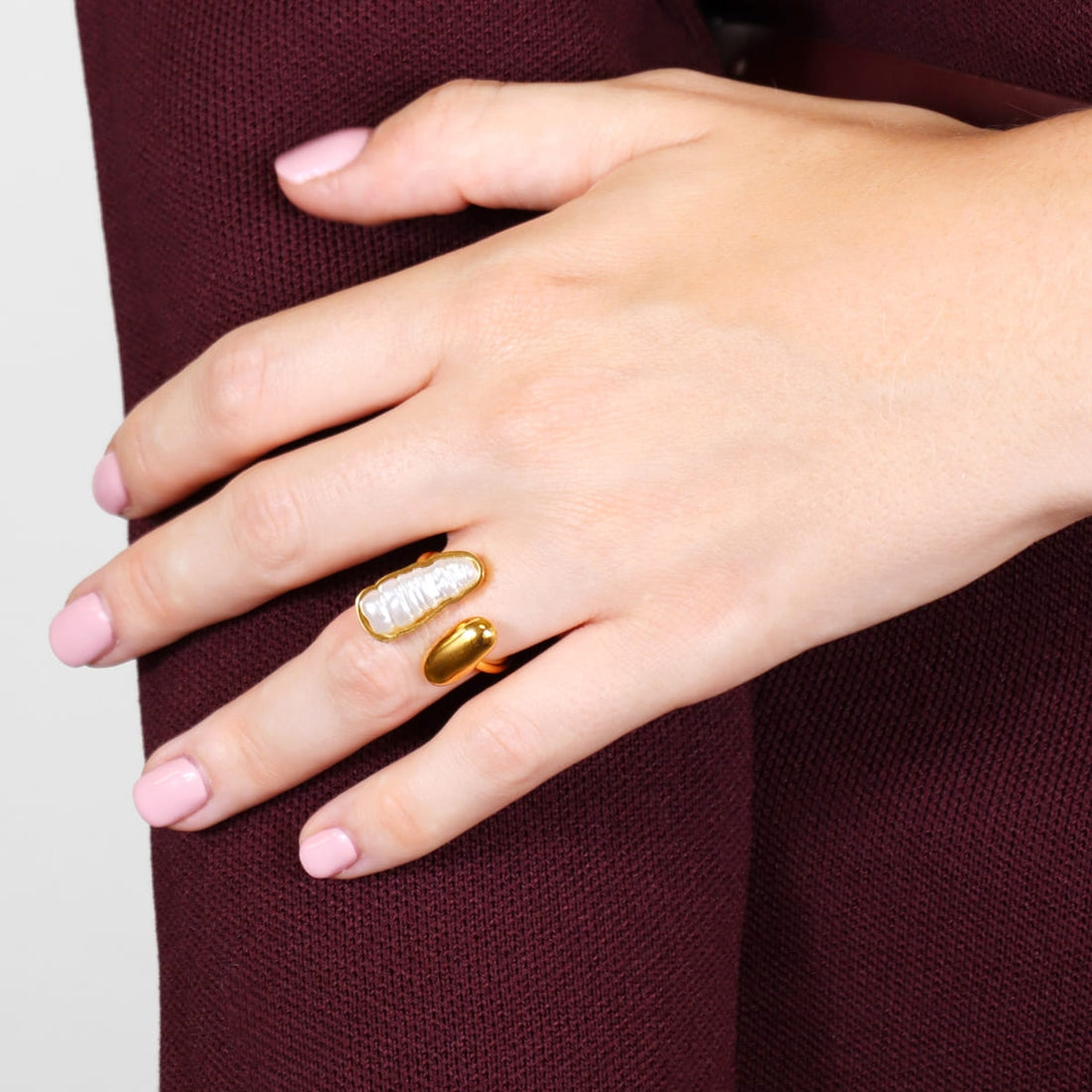 Anillo Whim Sheen Dorado Anartxy