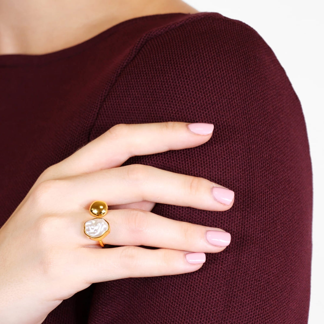 Anillo Whim Vionna Dorado Anartxy