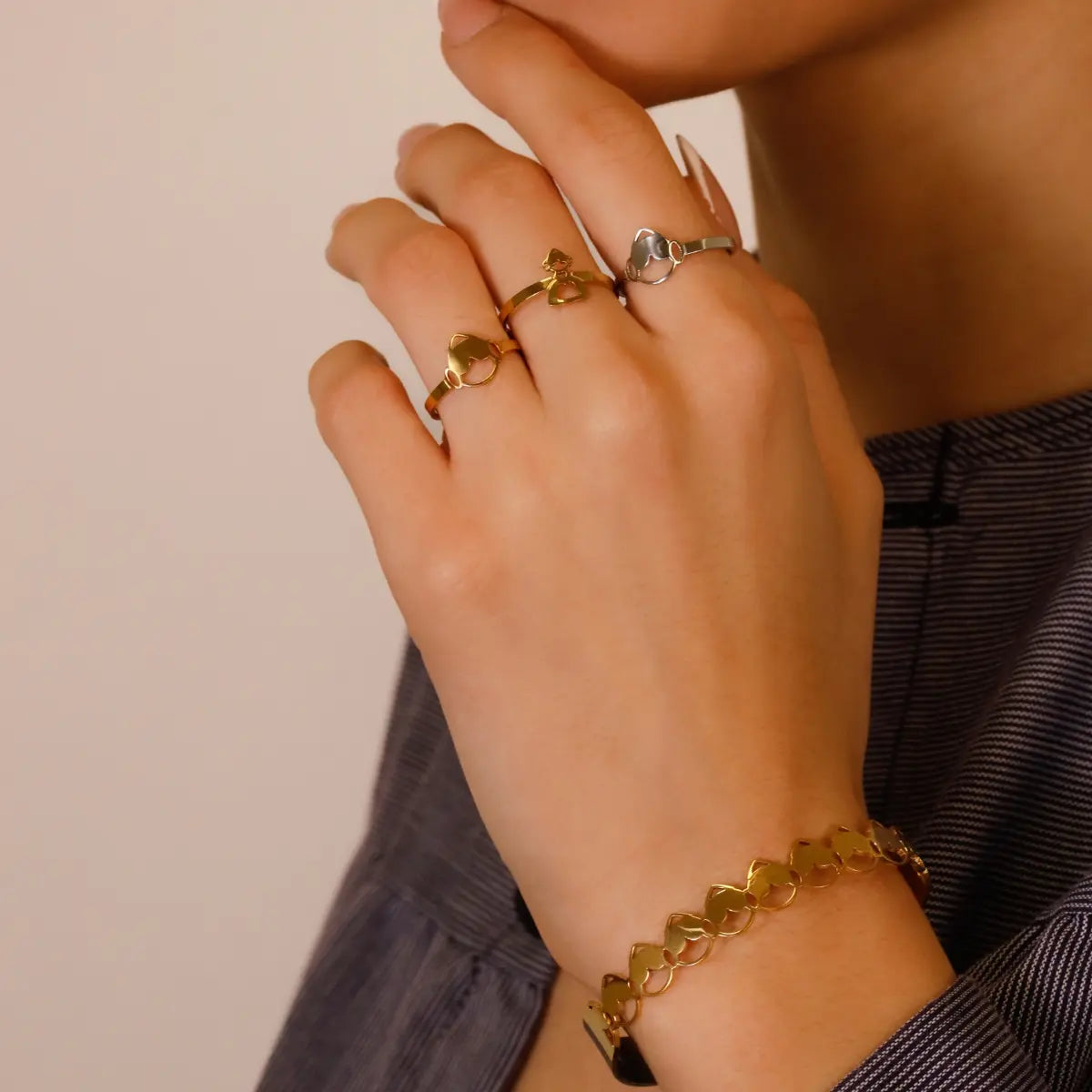 Anillo Fallas Ninot Dorado Anartxy