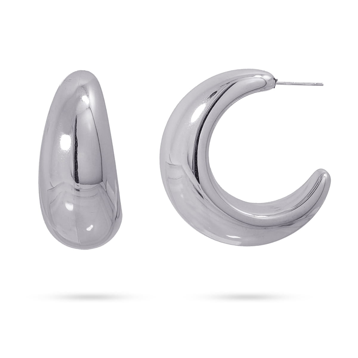 Aros Asta Plateado Anartxy