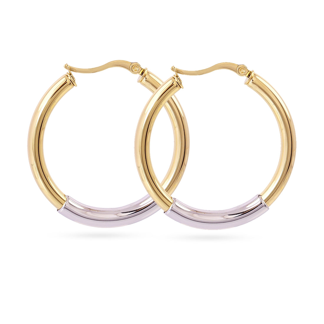 Aros Essentials contraste oro-plata Combinado metalizado Anartxy
