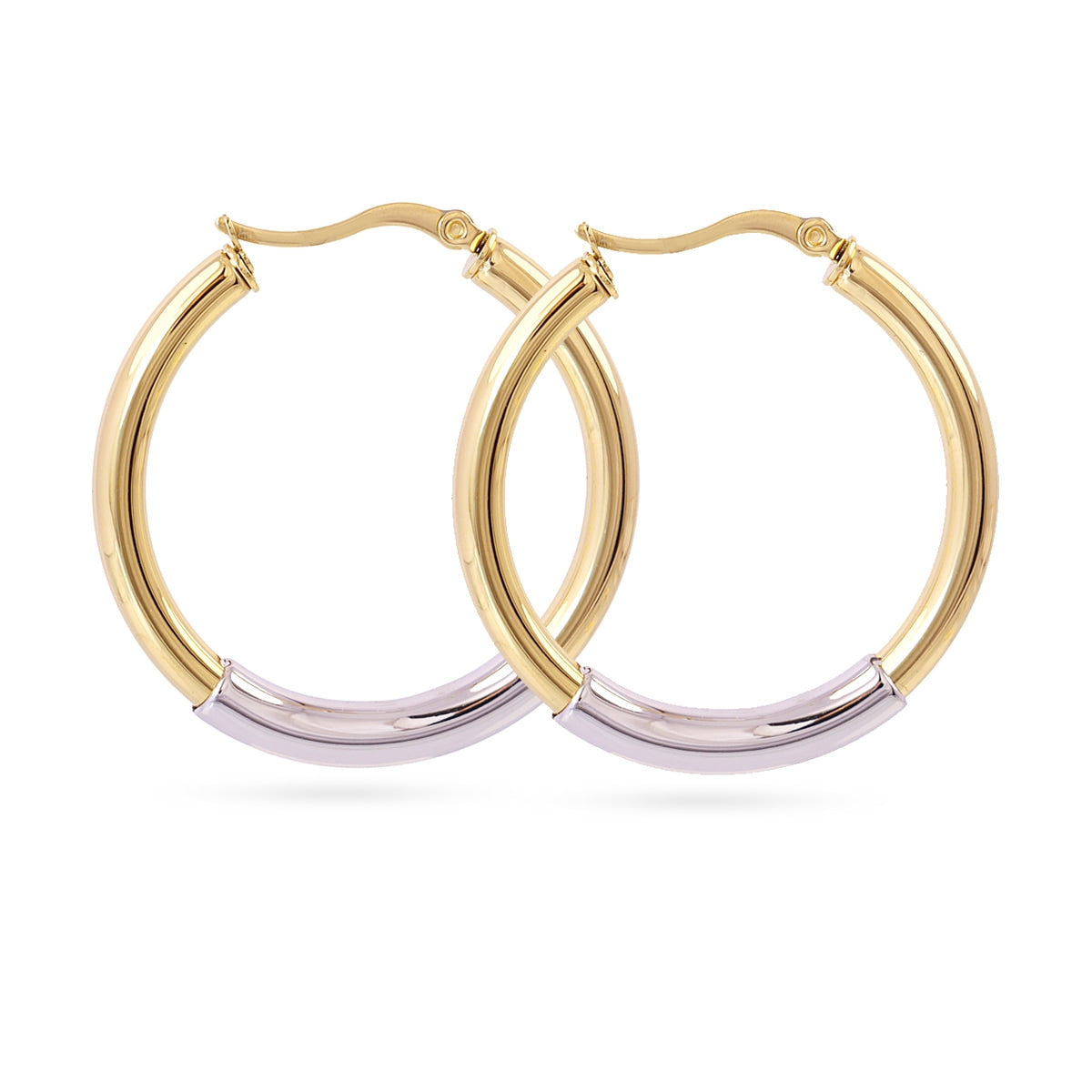 Aros Essentials contraste oro-plata Combinado metalizado Anartxy