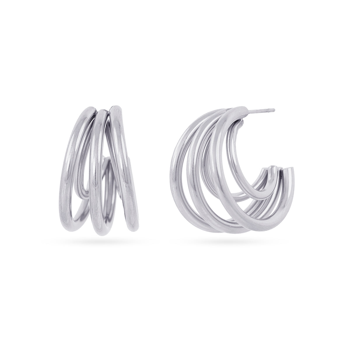 Aros Essentials degradado Plateado Anartxy