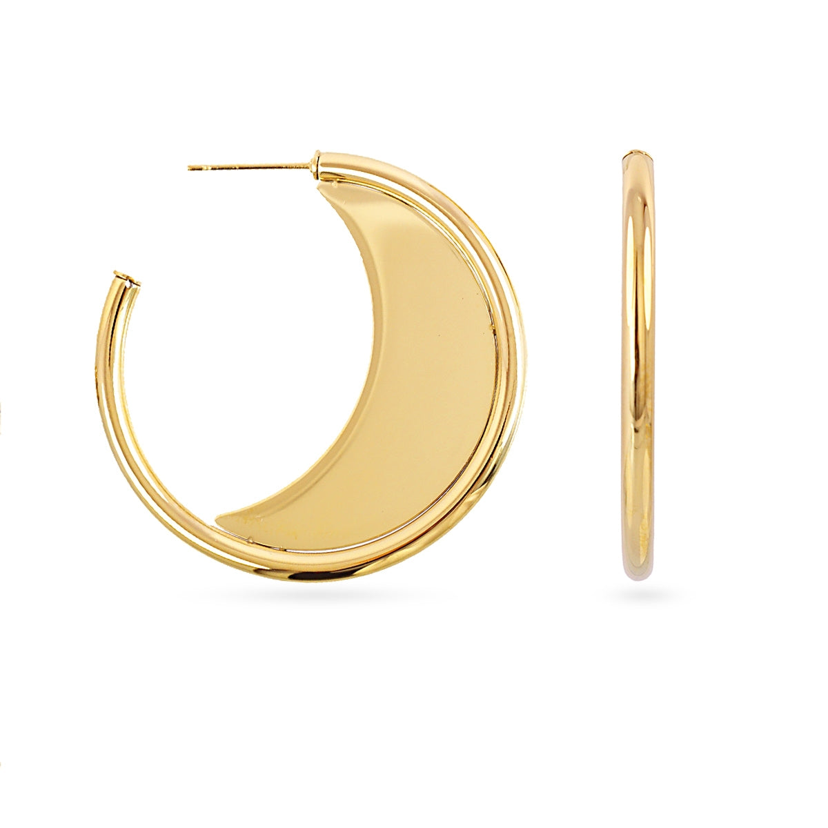 Aros Essentials diseño dual Dorado Anartxy