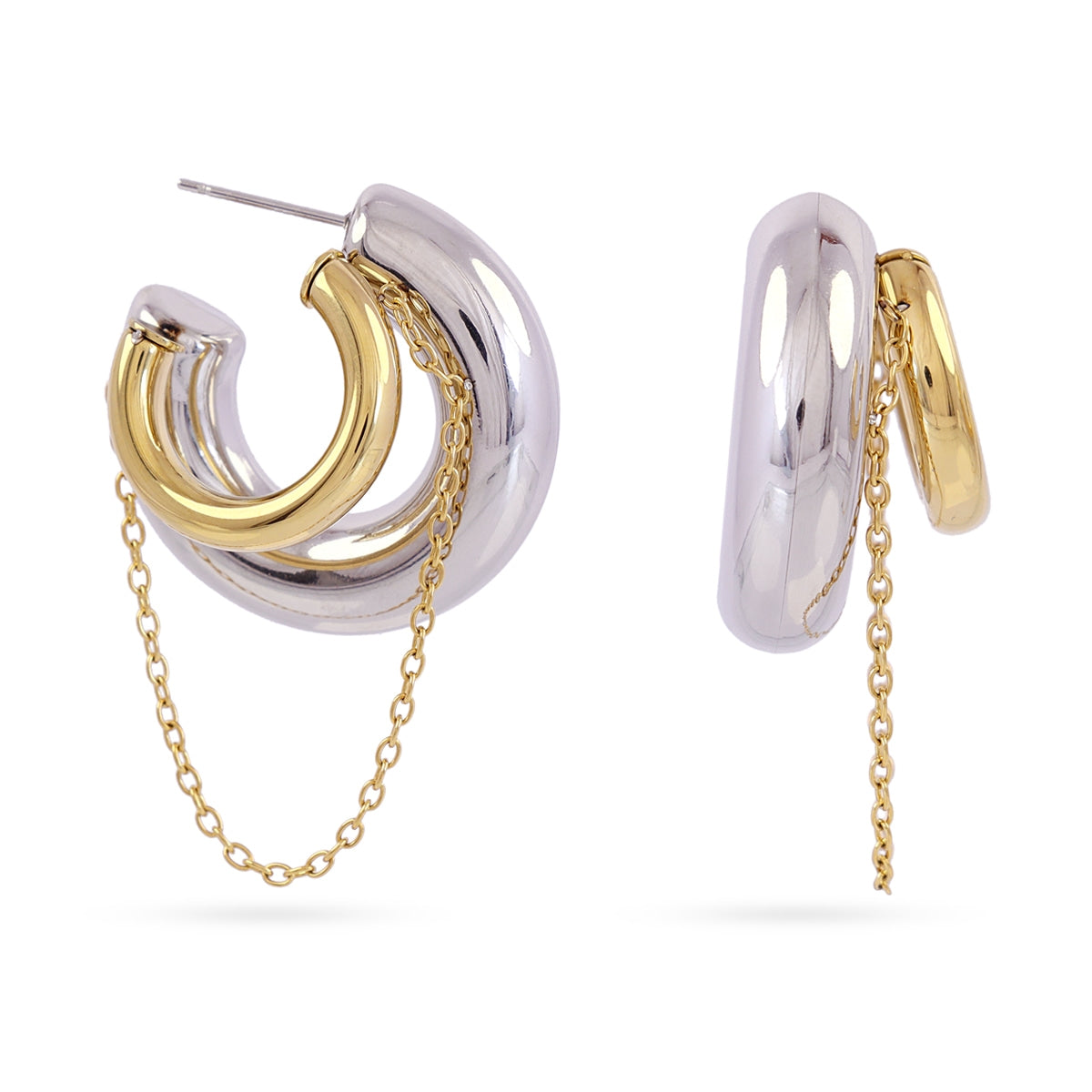 Aros Essentials doble mix Combinado metalizado Anartxy