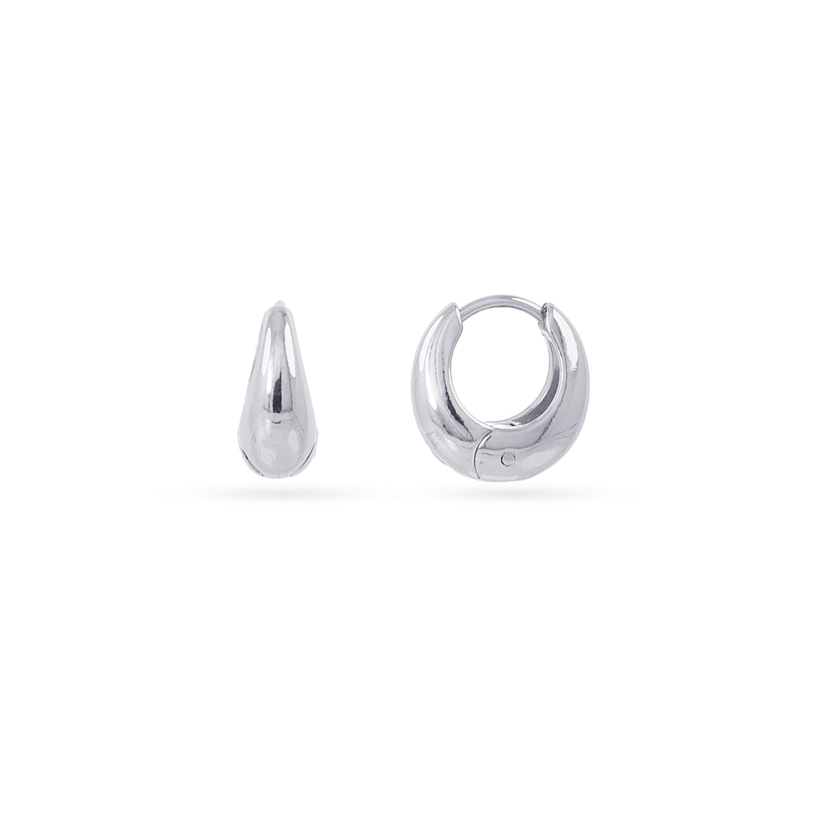 Aros Essentials gota 12-14 mm Plateado Anartxy