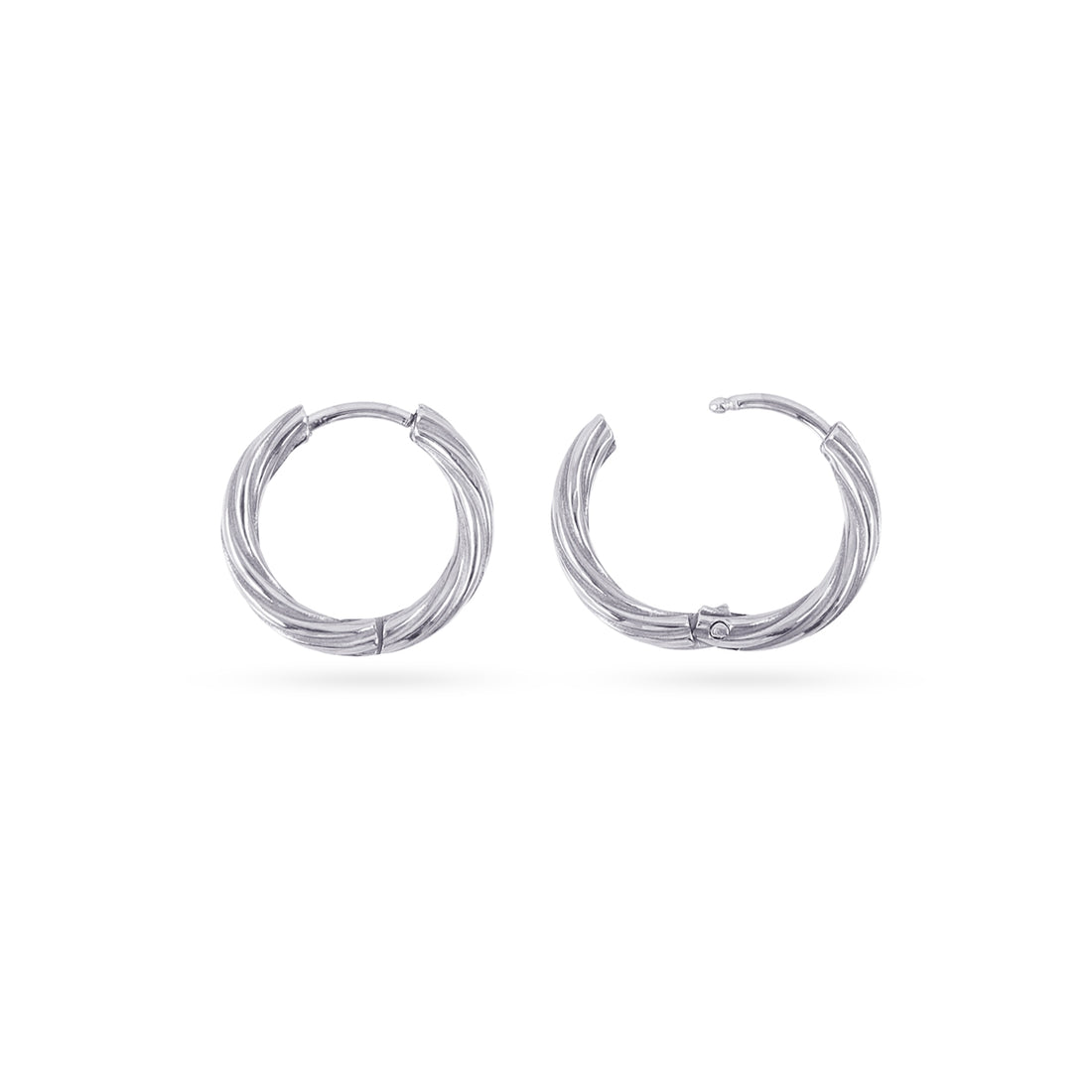 Aros Essentials trenzado 13 mm Dorado Anartxy