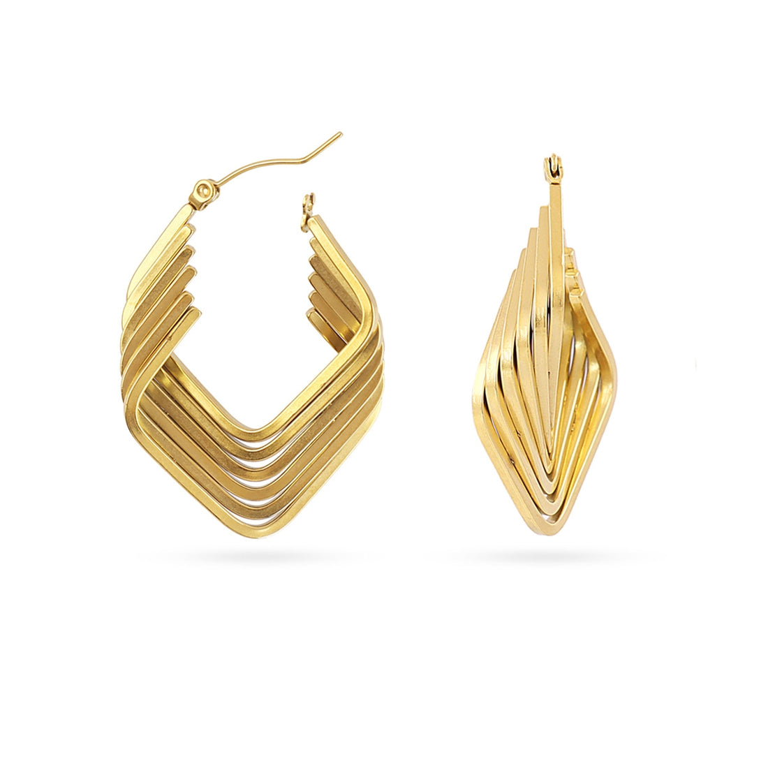 Aros Essentials triangular Dorado Anartxy