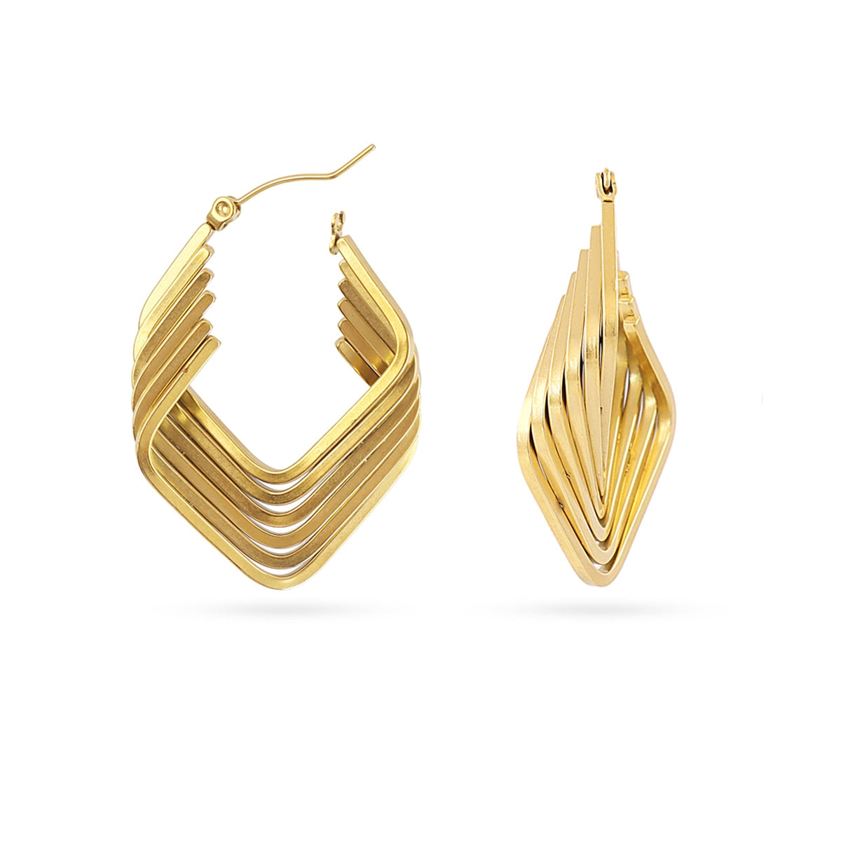 Aros Essentials triangular Dorado Anartxy