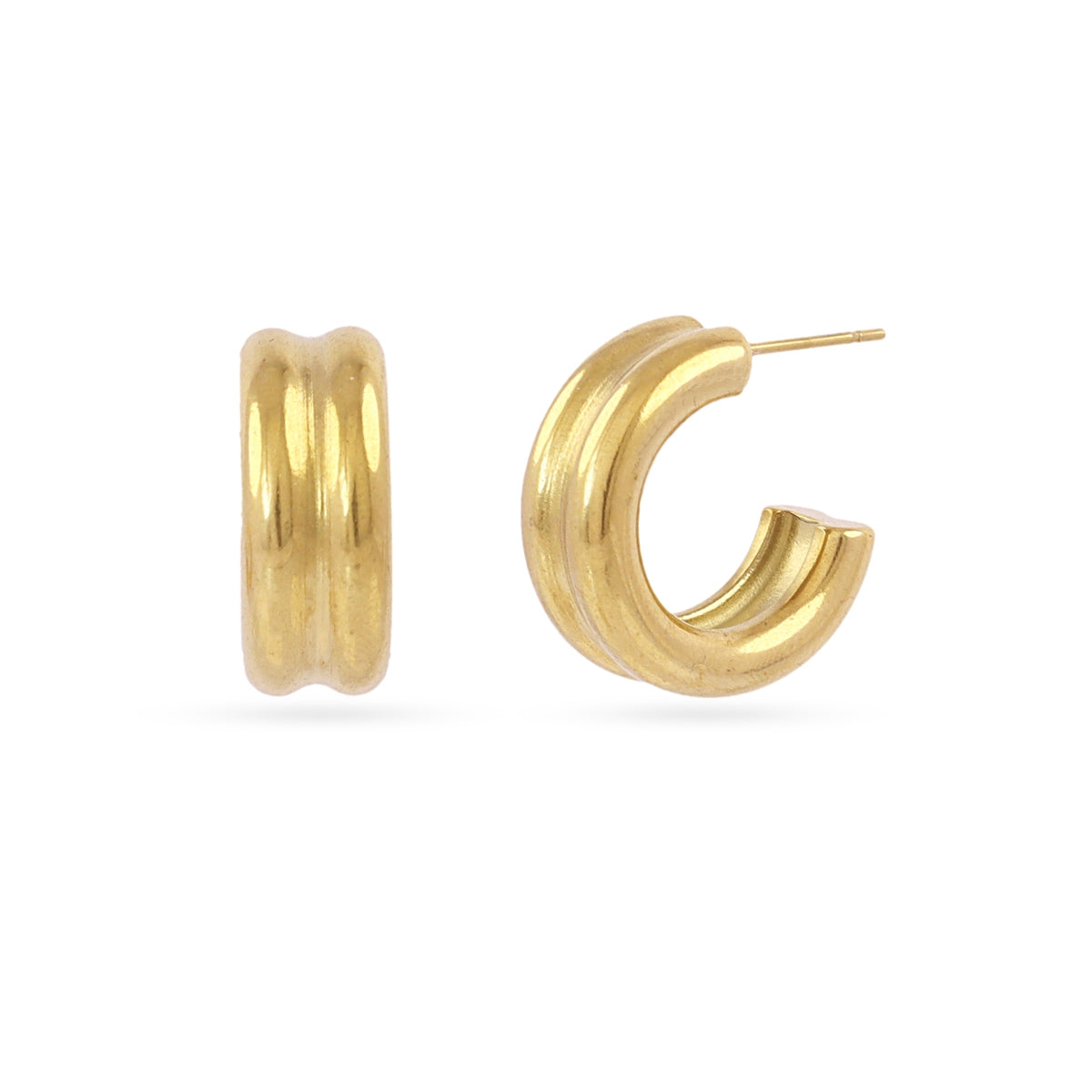 Aros Essentials tripe tubo Dorado Anartxy