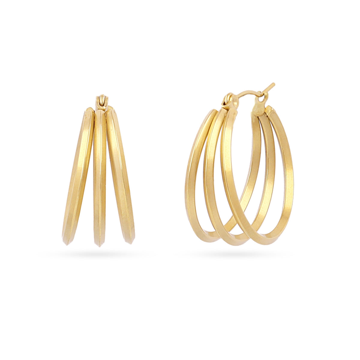 Aros Essentials triple banda Dorado Anartxy