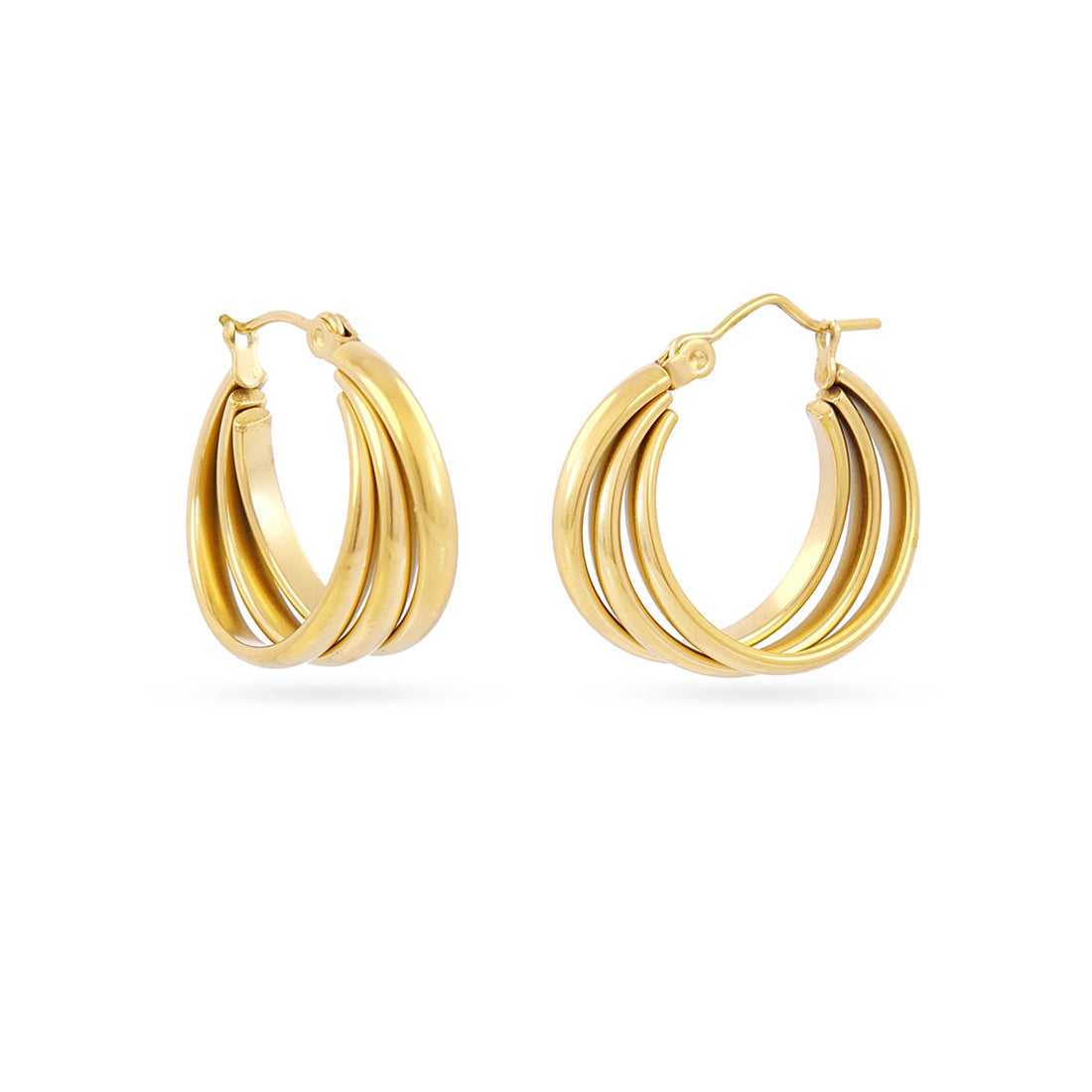 Aros Essentials triple cuerda grandes Dorado Anartxy