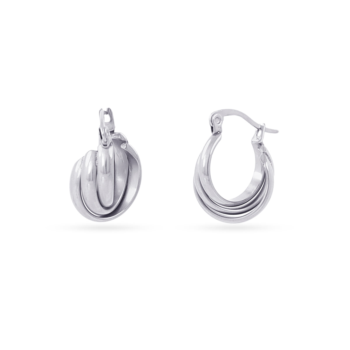 Aros Essentials triple cuerda pequeños Plateado Anartxy
