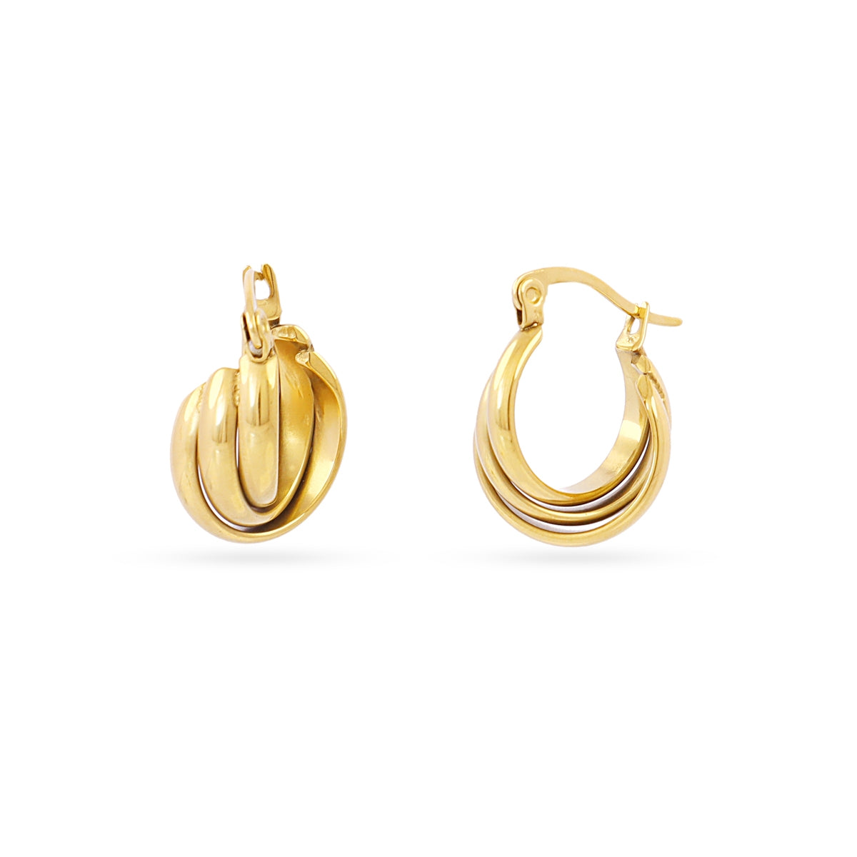 Aros Essentials triple cuerda pequeños Dorado Anartxy