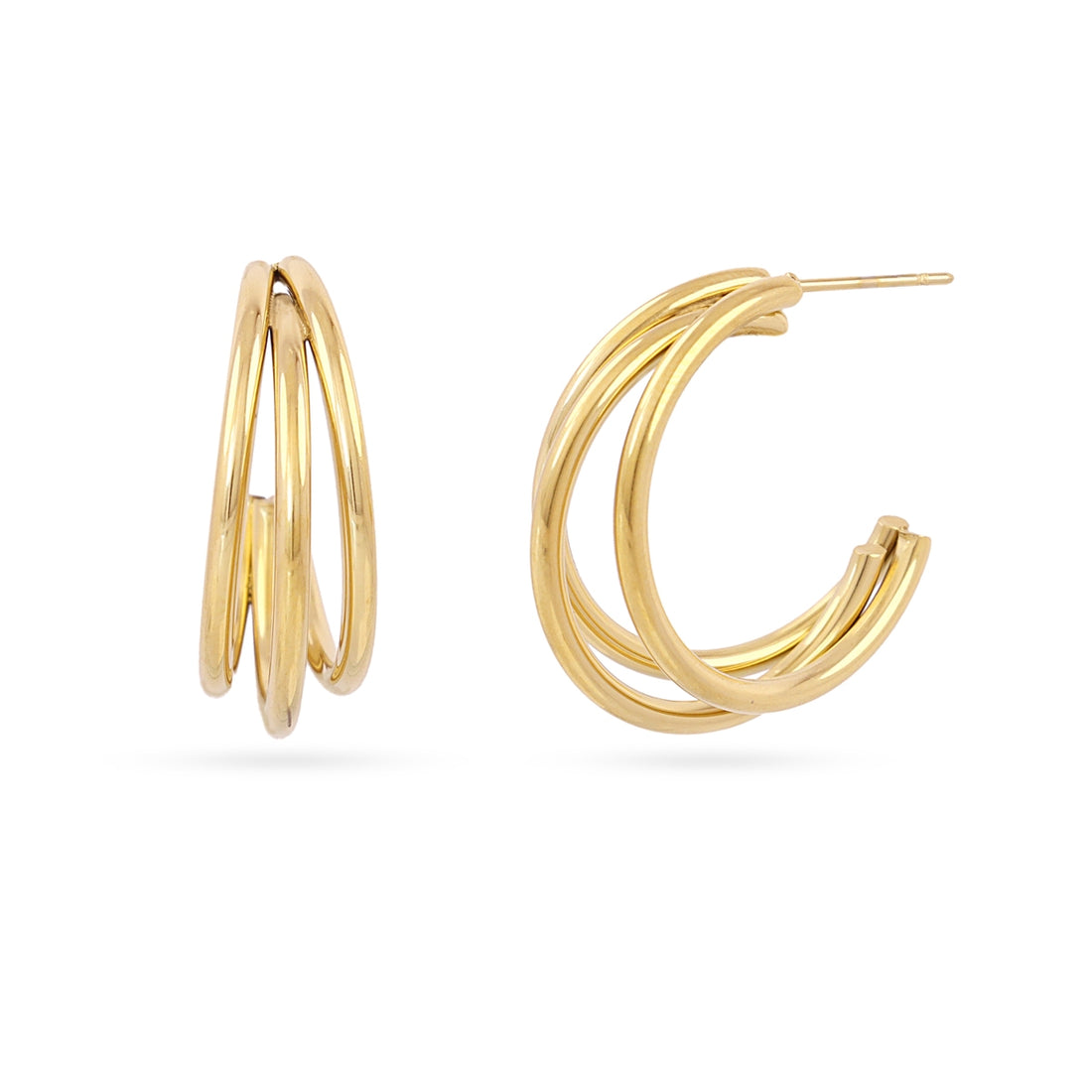 Aros Essentials triple tubular grandes Dorado Anartxy