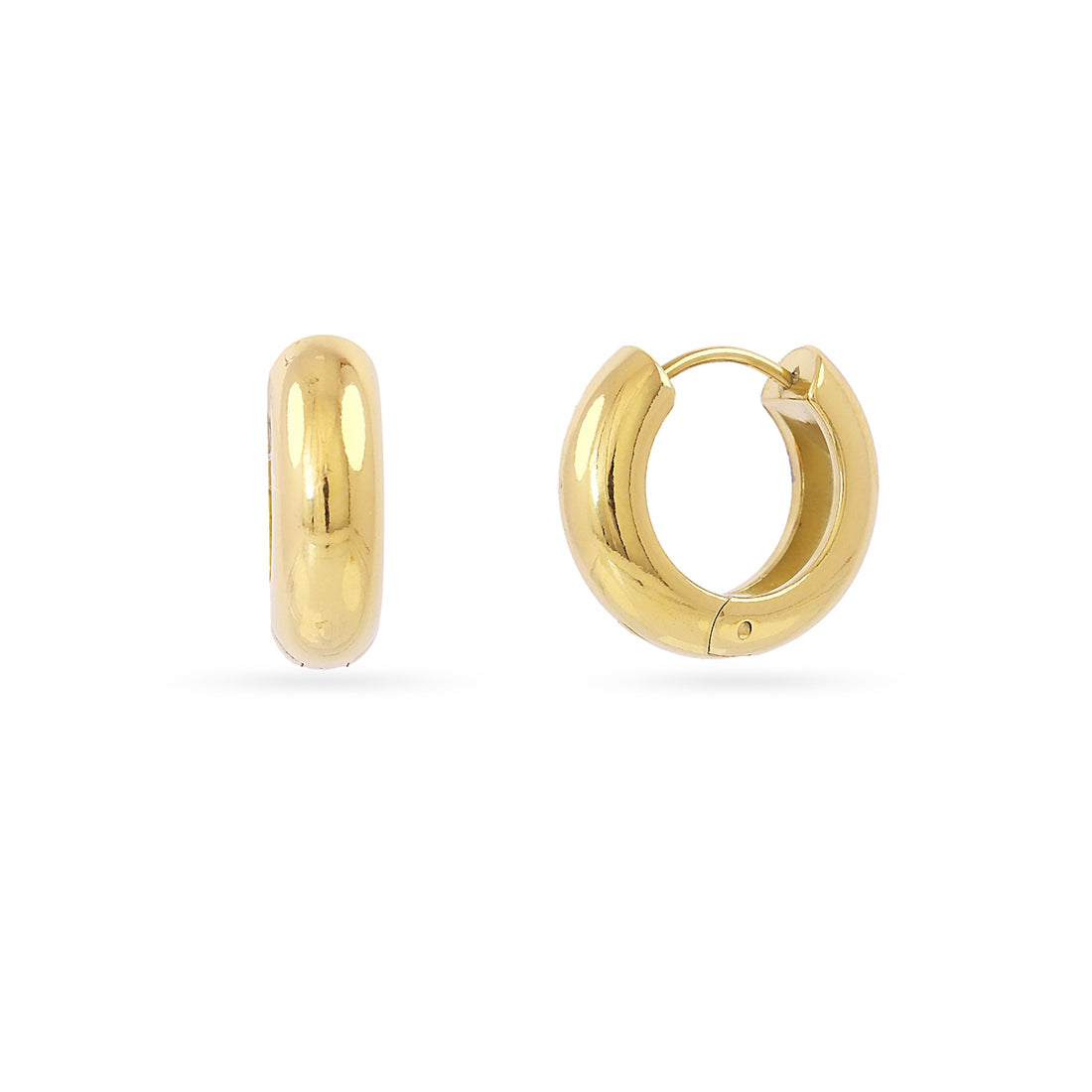 Aros Essentials tubular mate medianos Dorado Anartxy