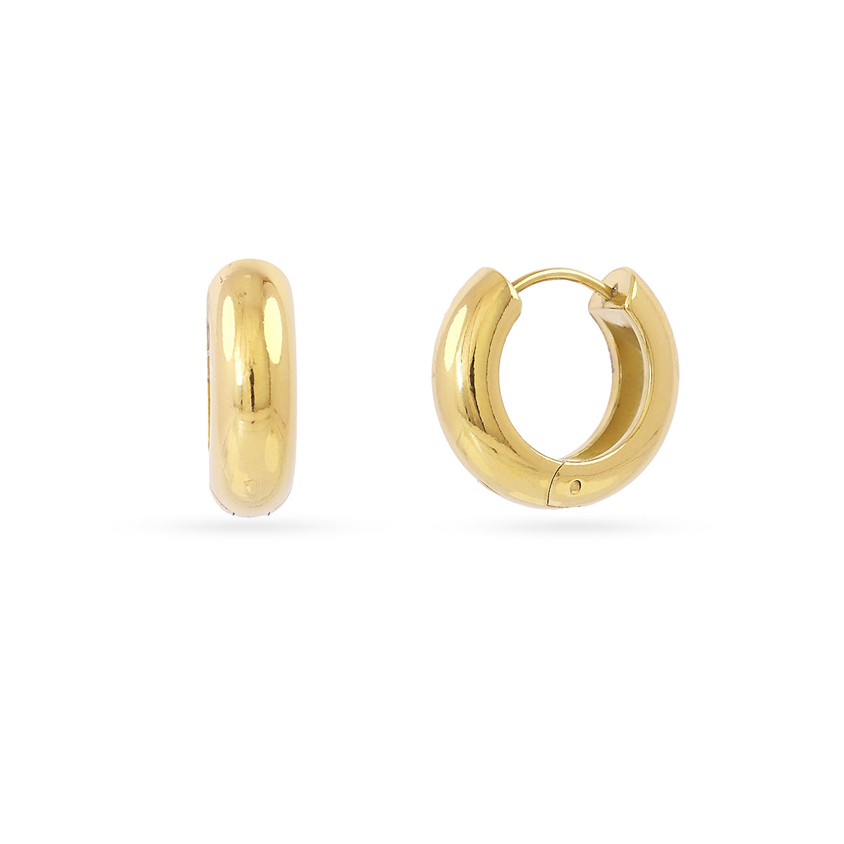 Aros Essentials tubular mate medianos Dorado Anartxy