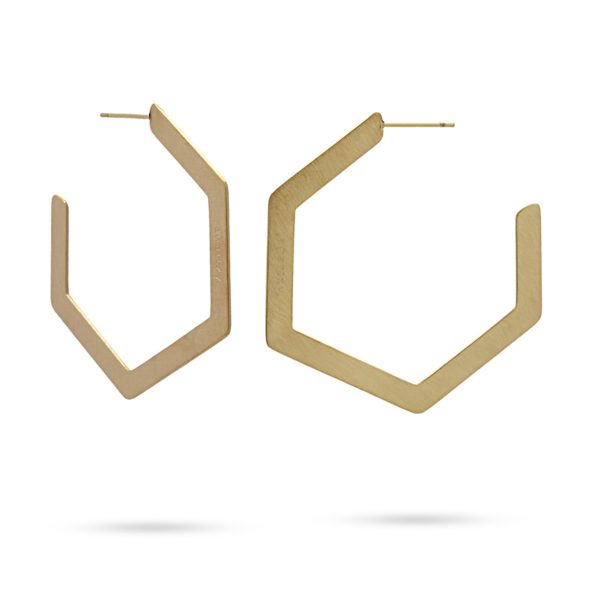 Aros grandes Karelia Dorado Anartxy