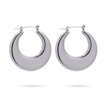 Aros Ioana Plateado Anartxy
