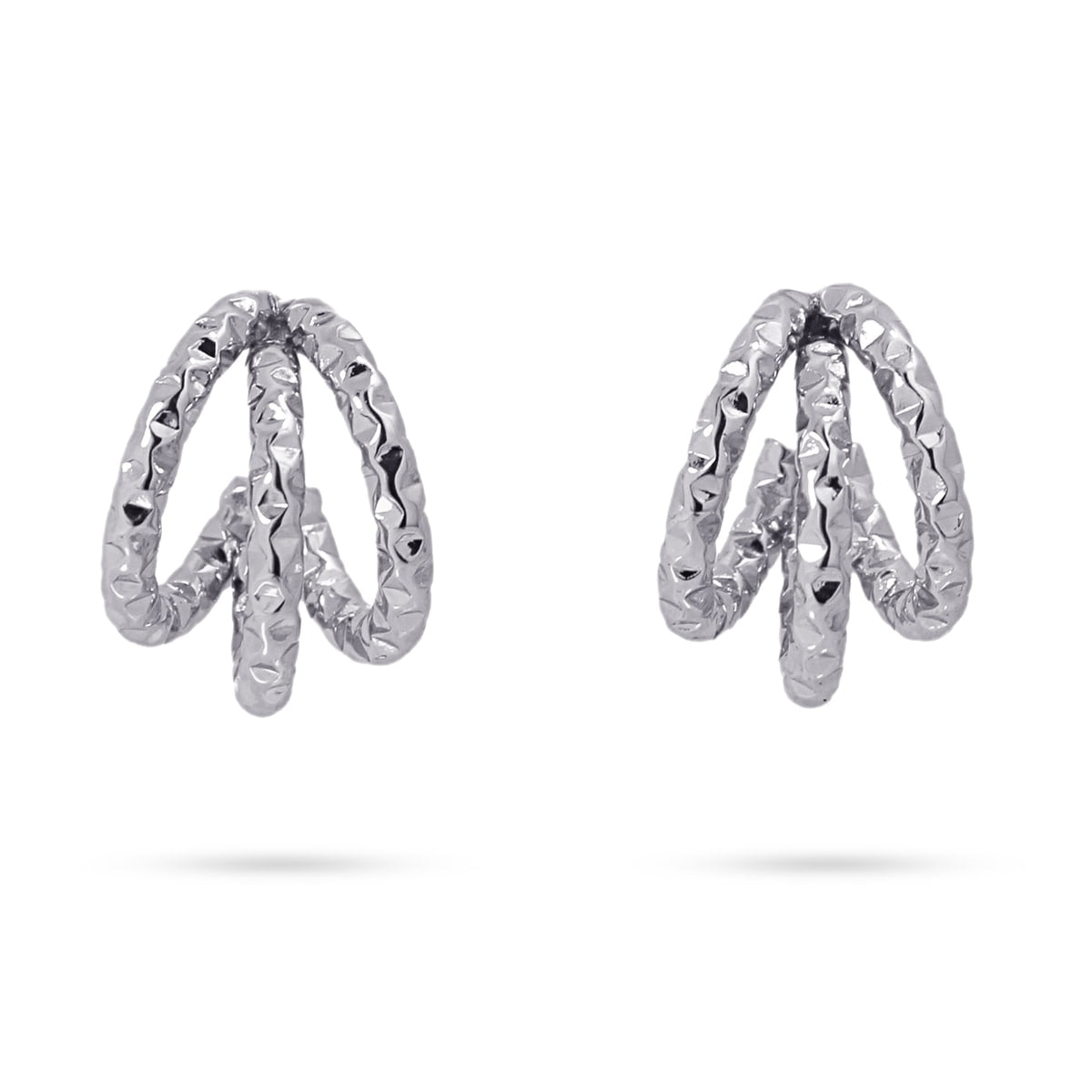 Aros Mirelle Plateado Anartxy