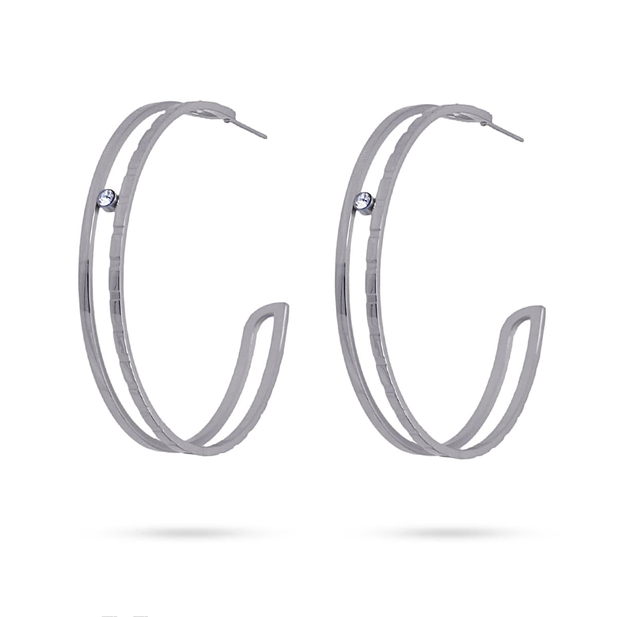 Aros Nabu Plateado Anartxy
