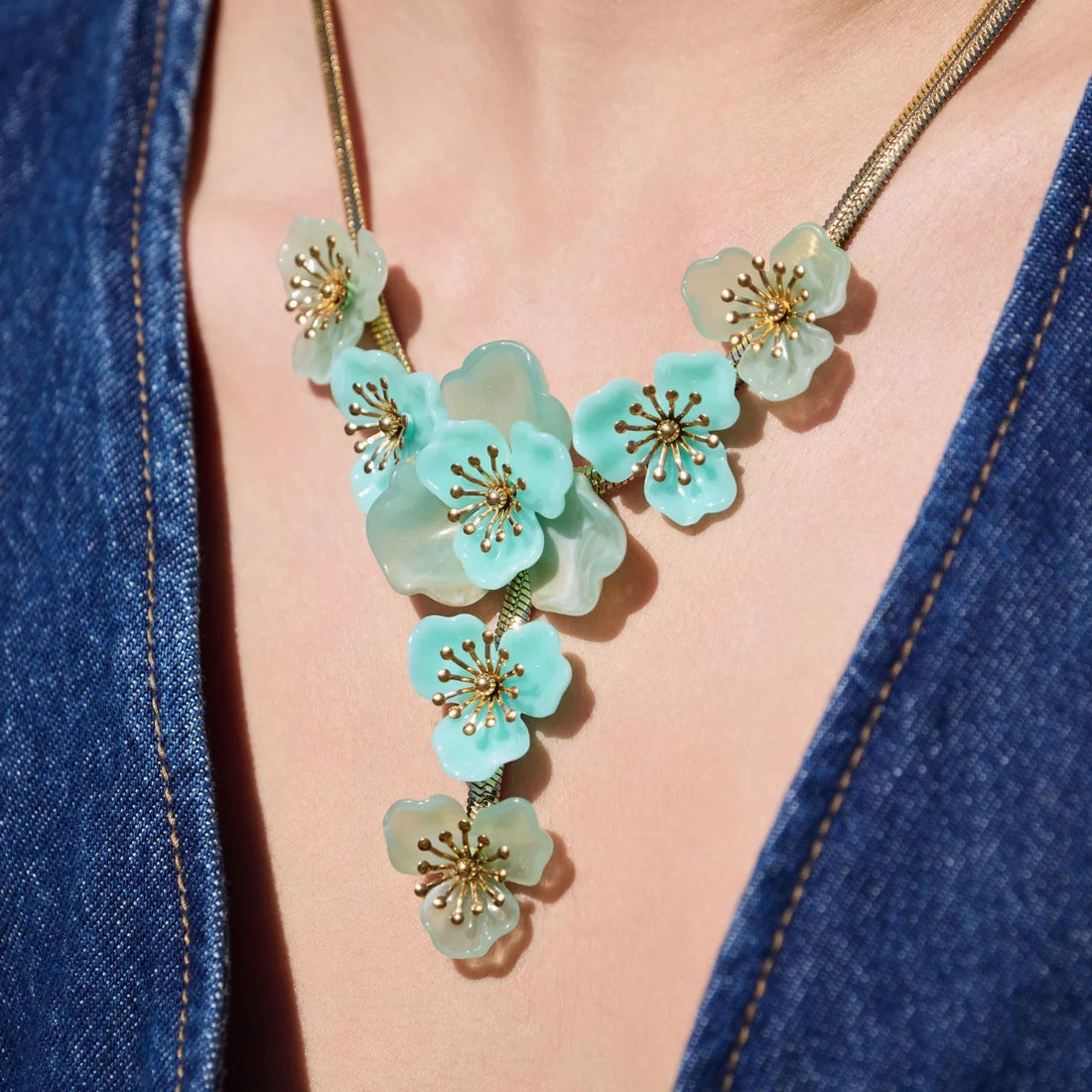Collar Bloom Fiora Verde Anartxy
