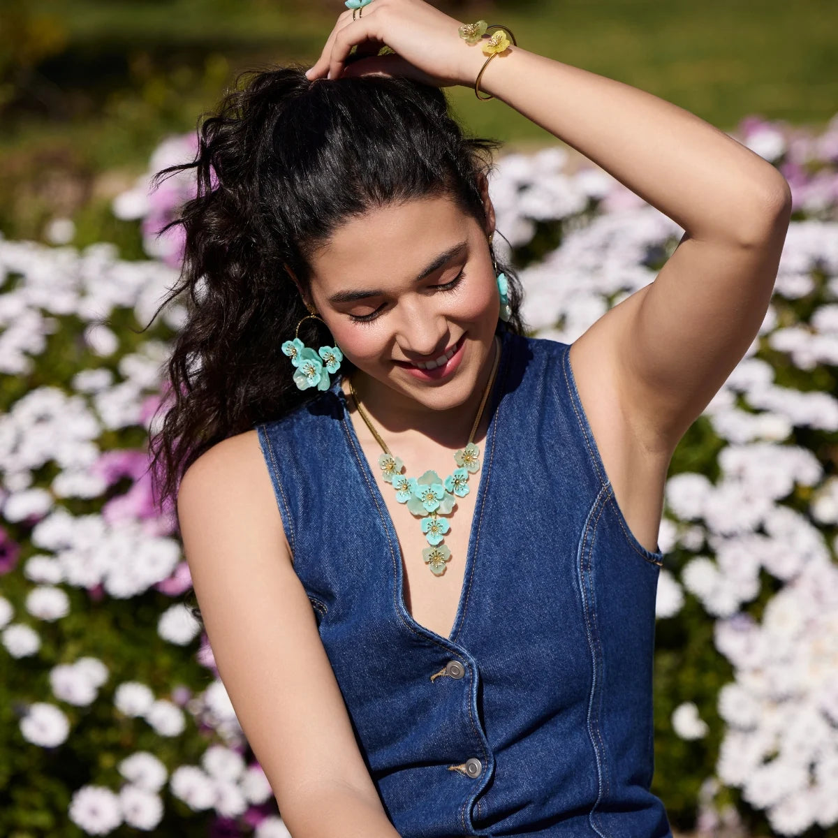 Collar Bloom Fiora Verde Anartxy